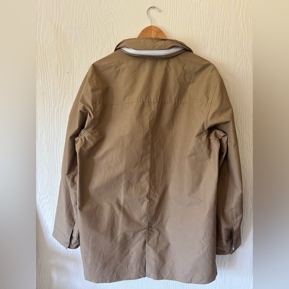 Herschel Men’s Tan Stowaway Mac Shell Windbreaker Jacket Coat - Picture 7 of 16